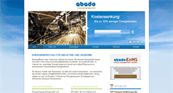Desktop Screenshot of abado-energiemanagement.de