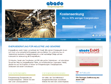 Tablet Screenshot of abado-energiemanagement.de